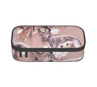 CMJSGG Terrier Bedlington, Estuche para lápices, Estuche para lápices Estuche para lápices de Gran Capacidad Estuche para cosméticos