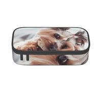 CMJSGG Terrier de Yorkshire, Estuche para lápices, Estuche para lápices Estuche para lápices de Gran Capacidad Estuche para cosméticos
