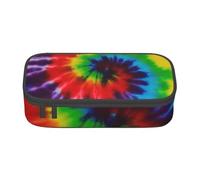 CMJSGG Tie Dye Colorido Arco Iris, Estuche para lápices, Estuche para lápices Estuche para lápices de Gran Capacidad Estuche para cosméticos