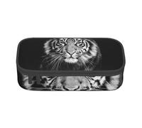 CMJSGG Tigre Blanco, Estuche para lápices, Estuche para lápices Estuche para lápices de Gran Capacidad Estuche para cosméticos