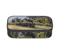CMJSGG Tren Locomotora De Vapor Impreso Lindo, Estuche para lápices, Estuche para lápices Estuche para lápices de Gran Capacidad Estuche para cosméticos