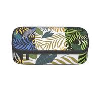 CMJSGG Tres Hojas Tropicales, Estuche para lápices, Estuche para lápices Estuche para lápices de Gran Capacidad Estuche para cosméticos