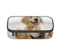 CMJSGG Un Perro Perdiguero de Oro, Estuche para lápices, Estuche para lápices Estuche para lápices de Gran Capacidad Estuche para cosméticos