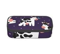 CMJSGG Vacas Divertidas Granja Divertida, Estuche para lápices, Estuche para lápices Estuche para lápices de Gran Capacidad Estuche para cosméticos