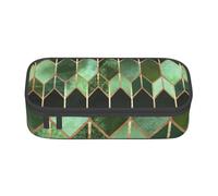 CMJSGG Vitral Verde Bosque, Estuche para lápices, Estuche para lápices Estuche para lápices de Gran Capacidad Estuche para cosméticos