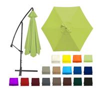 CMJYMX Tela De Repuesto Para Paraguas, 6/8 Varillas 200cm 215cm 230cm 250cm 270cm 280cm 300cm 330cm 350cm 400cm Toldo De Recambio De Sombrilla(Grass green,8 RIBS: 230CM/7.5FT)