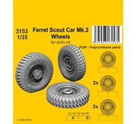 CMK 129-3153-1 :3 5 Hurón Scout Coche Mk.2 Ruedas para Airfix Kits - Nuevo