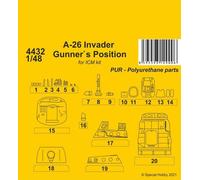 CMK 129-4432 - 1:48 A-26 Invasor Gunner's Posición - Nuevo