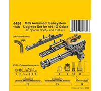 CMK 129-4454 - 1:48 M35 Armament Subsistema Mejoras Set para AH-1G Cobra