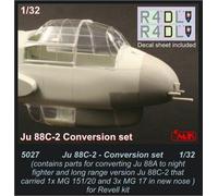 CMK 129-5027 - 1:32 Conjunto De Conversión Junkers Ju 88C-2 Para REV - Nuevo