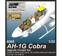 CMK 129-6008 - 1:35 AH-1G COBRA Upgrade Cockpit Set 1/35 / Para Kits ICM - Nuevo