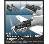 CMK 129-7455 1:72 Messerschmitt Bf 109E Motor Kit De Modelo Nuevo