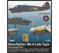 CMK 129-7490 - 1:72 Beaufighter Mk.ii Late Tipo Conversión Set