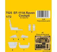 CMK 129-7525 - 1:72 F-111A Cockpit Para Italeri - Nuevo