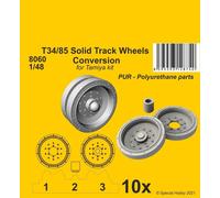 CMK 129-8060 T34/85 Solid Track Wheels Conversion Set 1/48