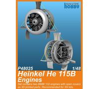 CMK 129-P48025 - 1:48 Motores Heinkel He 115B Para Hobby Especial - Nuevo