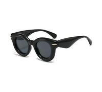 CMLDJBD Gafas de sol polarizadas ojo de gato para mujer, a la moda, retro, con bisagra de metal