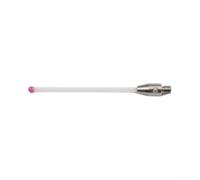 CMM - Lápiz táctil con mango de cerámica y bola roja, para rosca m3, resistente al desgaste y no conductor para superficies delicadas y EDM, compatible con Renishaw