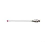 CMM Probe - Lápiz capacitivo de porcelana con bola roja, mango roscado M3 para máquina de medición coordinada, varilla de extensión resistente al desgaste para inspección de metalurgia, modelos