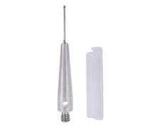 CMM Probe, Machine Tool Probe Needle with Tungsten Carbide Ceramic M2 Thread, 0.5mm Diameter Ball for Three Coordinate Measuring Machine, Red Wear Resistance Ball for Precis