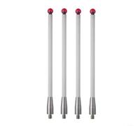 CMM Touch Muestra de vástago de cerámica Stylus 6 mm punta Ru by rótula no magnética no conductora 100 mm longitud resistente al desgaste estable para medición de precisión y procedimientos EDM