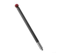 CMM Touch Probe Stylus con rosca M2, bola roja de 4 mm, 50 mm de longitud, vástago de fibra de carbono para A-5003-2285 compatible con máquinas CMM y medida