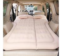 CMOLVUR Colchón de aire para coche, 175 x 130 cm, cama de viaje inflable automática, SUV, adulto, conducción autónoma, viajes, camping al aire libre, colchón universal para dormir (beige)