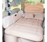 CMOLVUR Colchón de aire para coche, cama inflable, accesorios de sofá, de viaje, para dormir, cojines para exteriores, 130 x 80 cm (beige, tamaño 1)