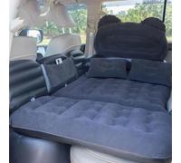 CMOLVUR Colchón de aire para coche, cama inflable, accesorios de sofá, de viaje, para dormir, cojines para exteriores, 130 x 80 cm (negro, tamaño 1)
