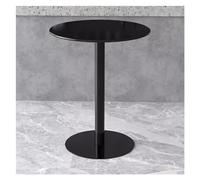 CMOLVUR Mesa de metal de hierro para patio, comedor para espacios pequeños, sofá redondo, café, leche, té, bar, postre, negociación