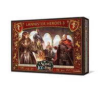 CMON A Song of Ice and Fire Juego de miniaturas de Mesa Lannister Heroes Set III - ¡Lleva a tu ejército a la Gloria con nuevos líderes heroicos! Juego de Estrategia, a Partir de 14 años, 2 Jugadores,