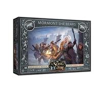 CMON A Song of Ice and Fire Table Top Miniatures Game - Mormont She-Bears, Miniature War Game, Ages 14 and up, 2 or More Players, Average Playtime 45-60 Minutes, Made, SIF11 Various,CMNSIF111