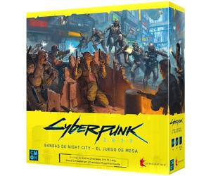 CMON | Cyberpunk 2077: Bandas de Night City | Juego de Mesa de Estrategia para Adultos y Jóvenes | A Partir de 14 Años | De 1 a 4 Jugadores | 90-120 Minutos por Partida | Español