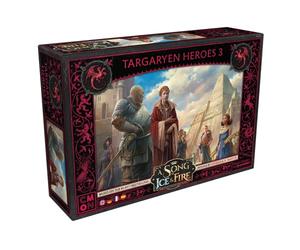 CMON - Edge Entertainment, Canción de Hielo y Fuego, Héroes Targaryen III, Juego de Miniaturas en Español
