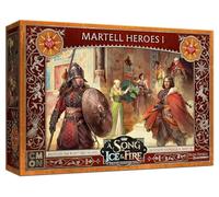 Cmon Juego de miniaturas de mesa de Canción de Hielo y Fuego Martell Heroes I Box Set,Juego de estrategia para adolescentes y adultos,Tiempo de juego promedio de 45 a 60 minutos, Multicolor (SIF709)