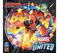 CMON Marvel United - Deadpool | Ampliación | Juego Familiar | Juego de Mesa | 1-4 Jugadores | A Partir de 10+ años | 40 Minutos | Alemán