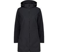 CMP Parka Mujer Cremallera Capucha, Negro, L
