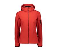 CMP Chaqueta Mujer Cremallera Capucha, Ferrari-Negro, S