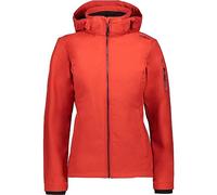 CMP Chaqueta Mujer Cremallera Capucha, Ferrari-Negro, M