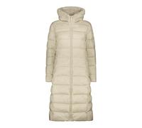 CMP - Abrigo de nailon con capucha fija para mujer, color vainilla, talla 40
