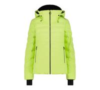 CMP Aprés Ski 34W4406 - Chaqueta acolchada con faldón antinieve para mujer, Manzana Fluo, S