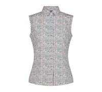CMP B.Co-Aqua-Campari - Camisa sin Mangas para Mujer, diseño Floral, Talla L