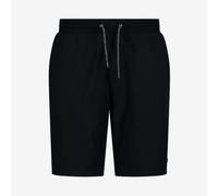 CMP Bermuda Stretch Para Hombre En Algodón French Terry, Ocio - U901 (Negro)