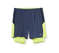 CMP - Bermudas 2 en 1 para hombre, Cosmos, 56