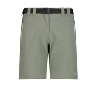 CMP Bermudas de trekking para mujer con cinturón y función seca, avocado, 44