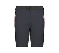 CMP - Bermudas elásticas para mujer, Antracite-Fragola, XS
