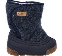 CMP Botas de nieve unisex para niños Eco Baby Latu, B Blue Mel, 8.5/9.5 UK Child