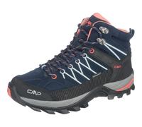 CMP Rigel Mid Wmn Trekking Shoes Wp, Zapatos de trekking Mujer, Negro azulado Melocotón, 36 EU