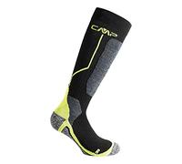 Calcetines CMP Wool negro amarillo neón - 36-38