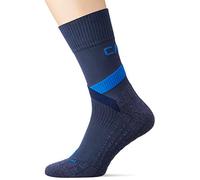 CMP - Calcetín de trekking Dryarn Mid, Azul negro, 43/45